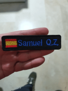 Personalized Spain Name Patch photo review