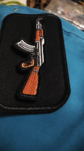 Gun Embroidery Velcro Patches photo review