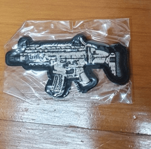 Gun Embroidery Velcro Patches photo review