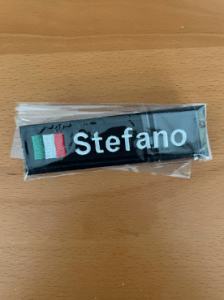 Personalized Italy Name Patch photo review