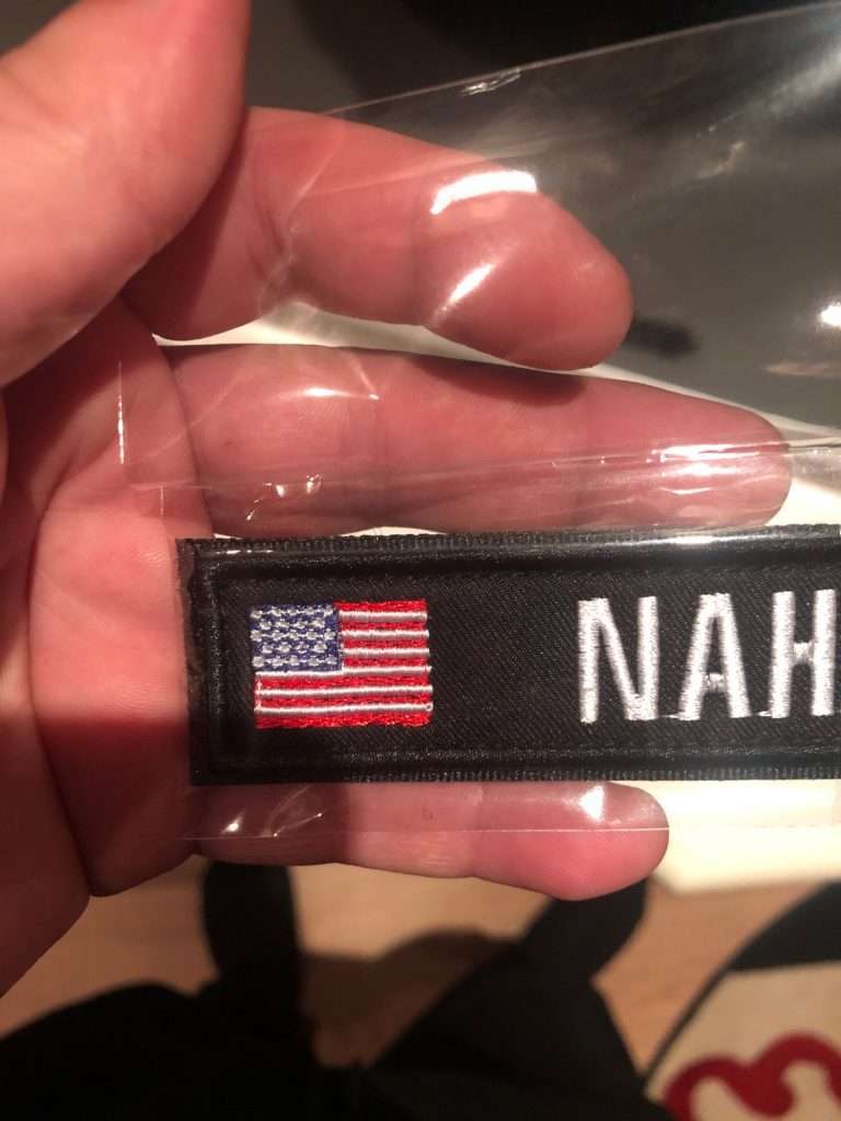 Personalized USA Name Patch photo review