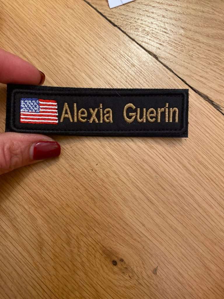 Personalized USA Name Patch photo review